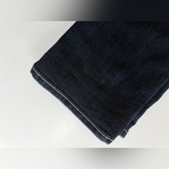 Miss Me Dark Blue Boot Cut Jeans with Embellished Pockets ✨ - Picture 6 of 16